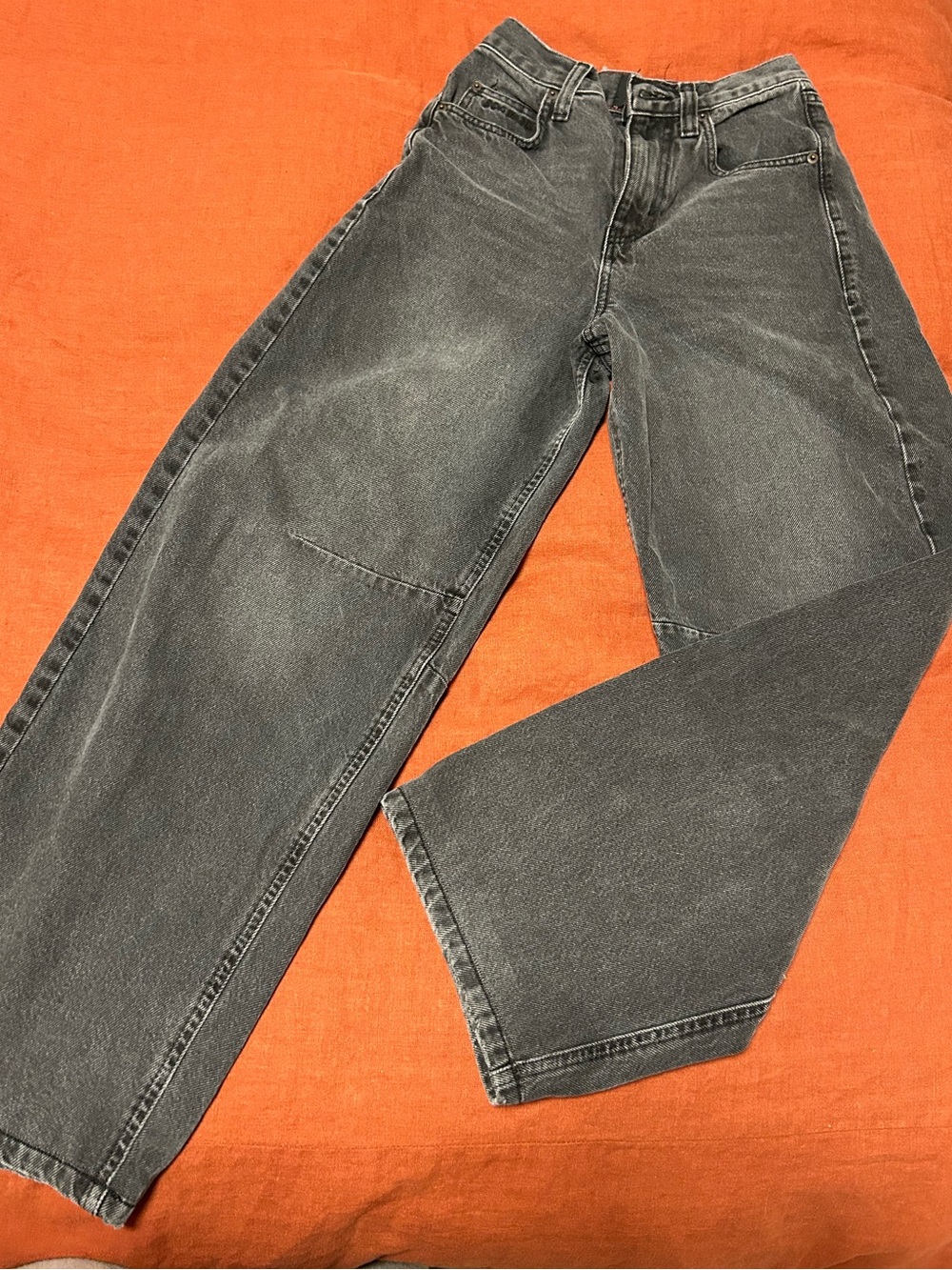 BDG  Washed Black-Grey Relaxed Barrel Jeans